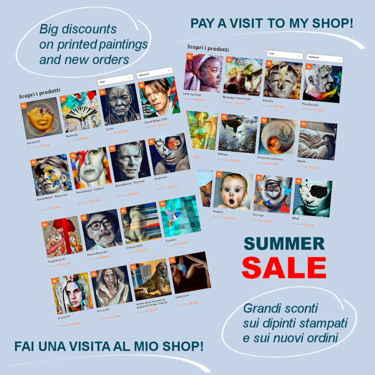 Summer sale / Sconti estivi